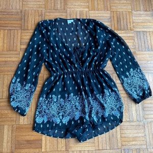 Twik by Simons bandana print romper